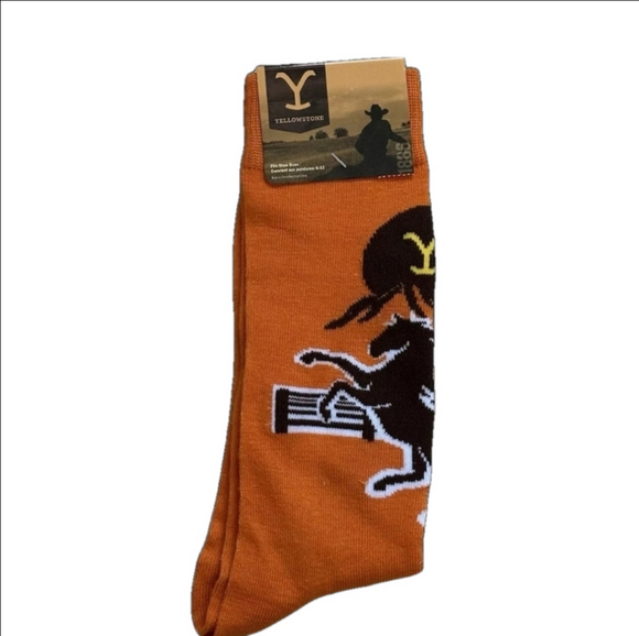 Other - 4/$25 Hit Television Series Yellowstone Crew Socks Unisex New